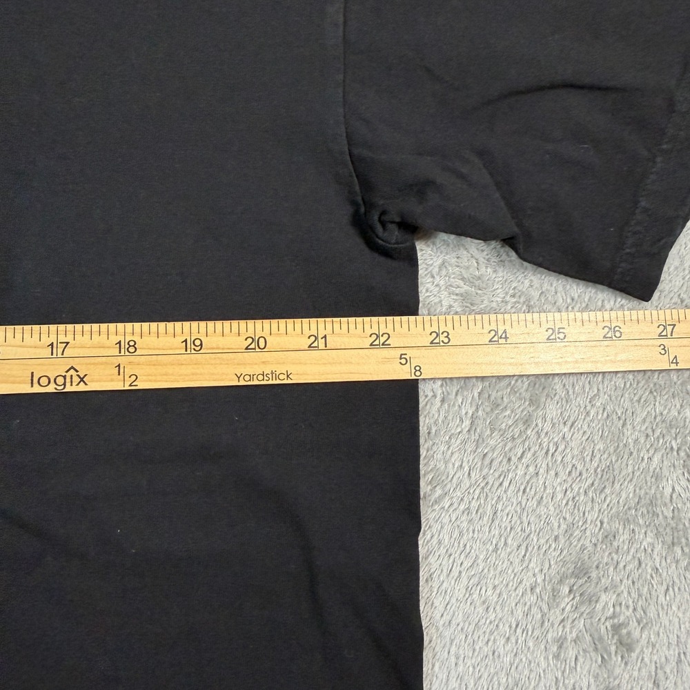 Barbell‎ Brigade Crewneck T-Shirt Men Large Black Spellout Cotton Gym Workout - Picture 6 of 7